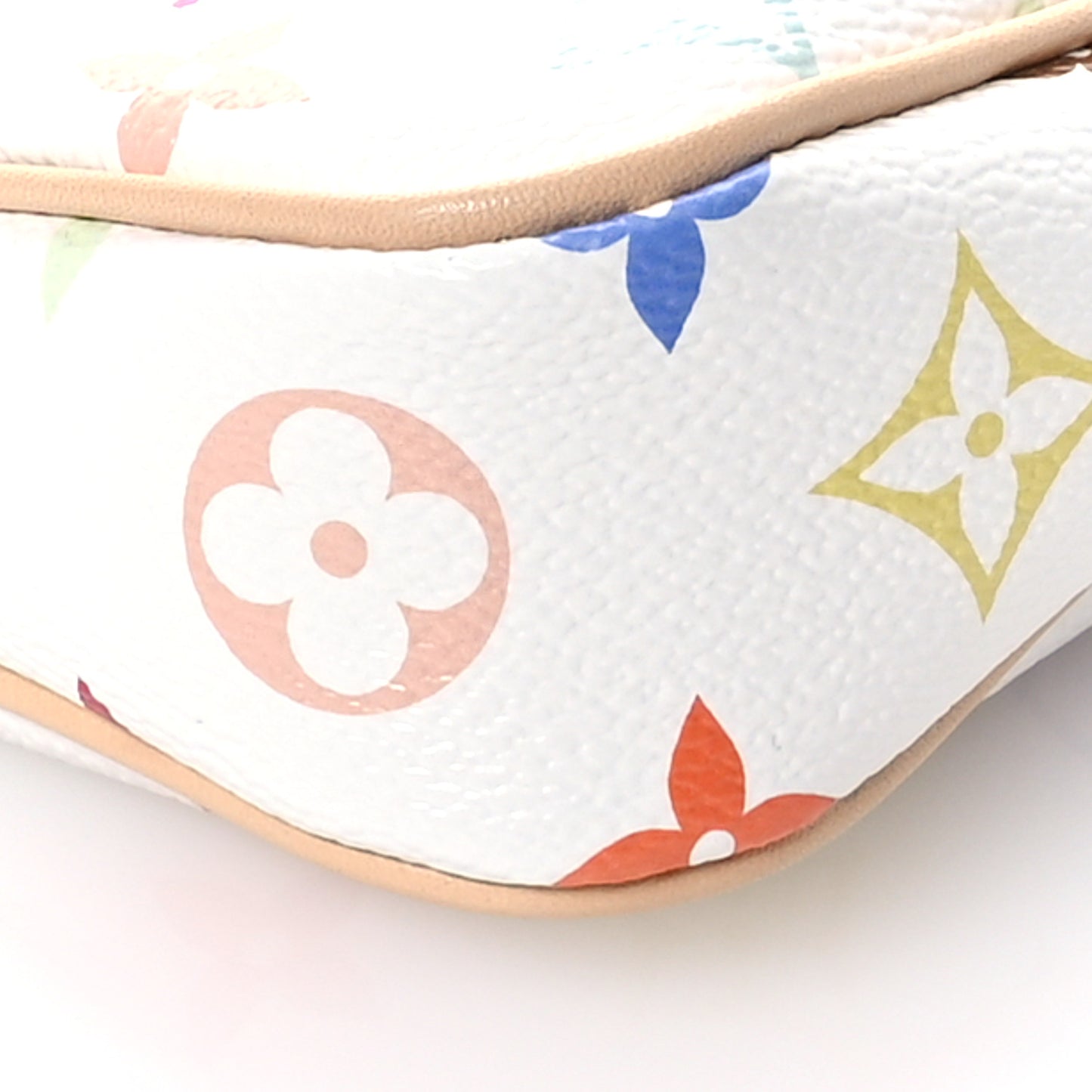 LV X TM Monogram Multicolor Pochette Accessories White