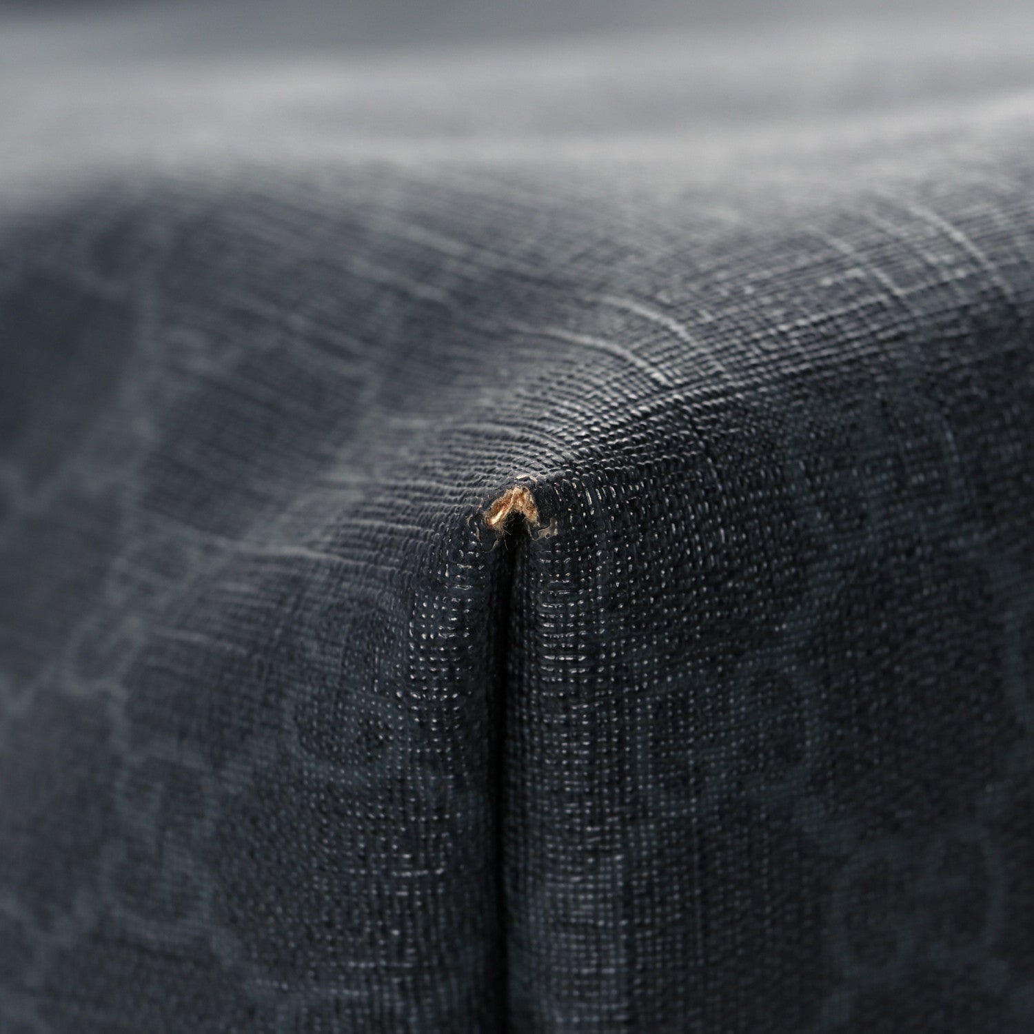 Gucci GG Supreme Monogram Web Handle Vertical Tote Black Grey 8 of 11