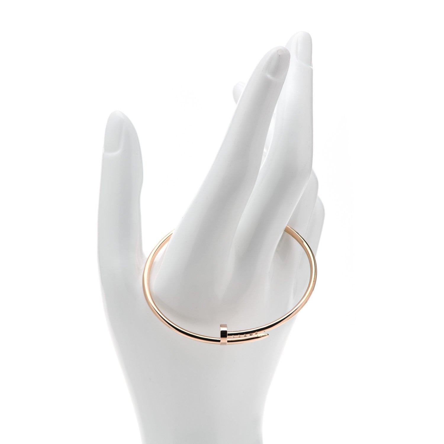 Cartier 18K Pink Gold Small Juste Un Clou Bracelet 17 2 of 5