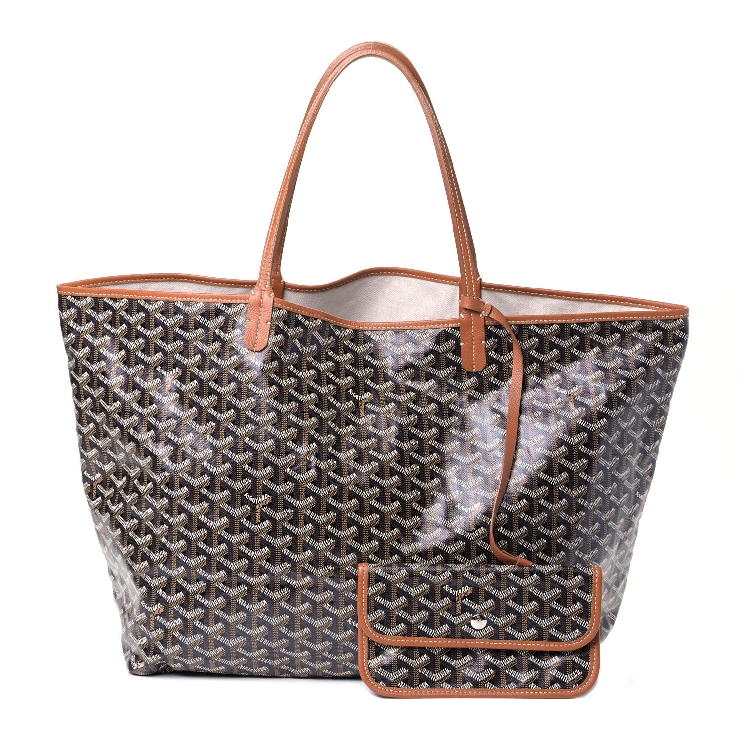 Goyard Goyardine Saint Louis GM Black Gold 1 of 4