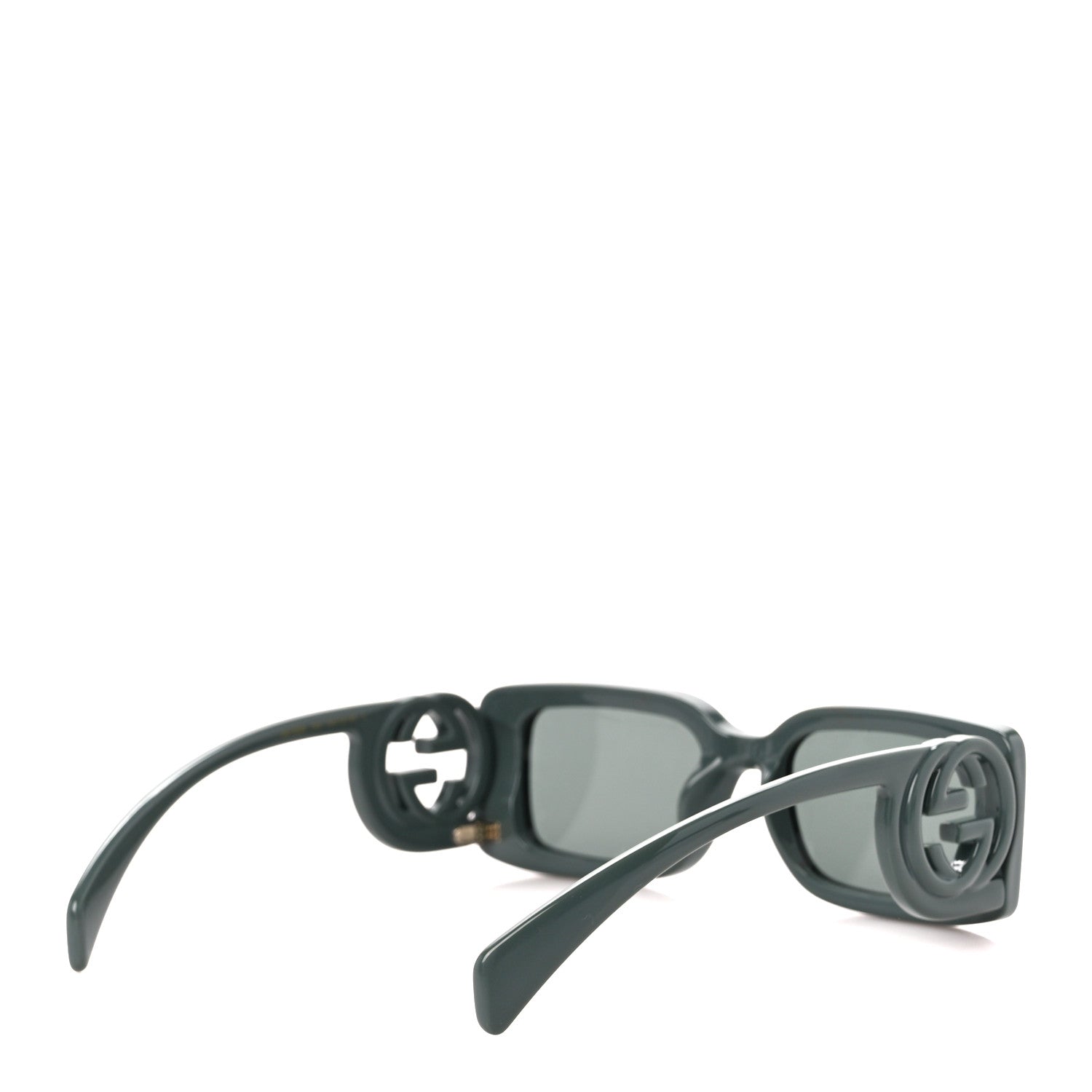 Gucci Acetate Rectangle Frame Sunglasses GG1325S Dark Grey 5 of 9
