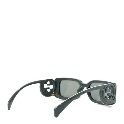 Gucci Acetate Rectangle Frame Sunglasses GG1325S Dark Grey 5 of 9