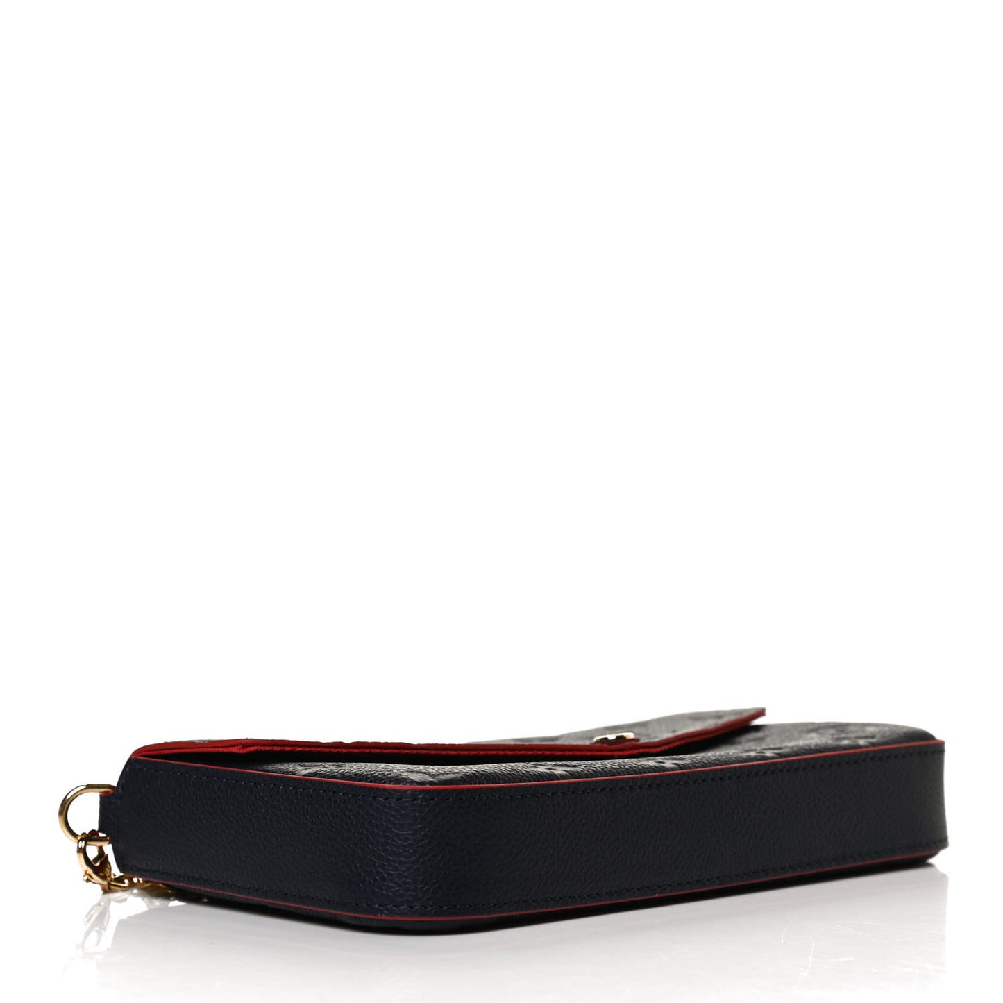 Empreinte Pochette Felicie Chain Wallet Marine Rouge