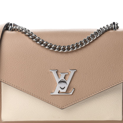 Louis Vuitton Soft Calfskin Mylockme Chain Bag BB Papyrus Creme 10 of 11