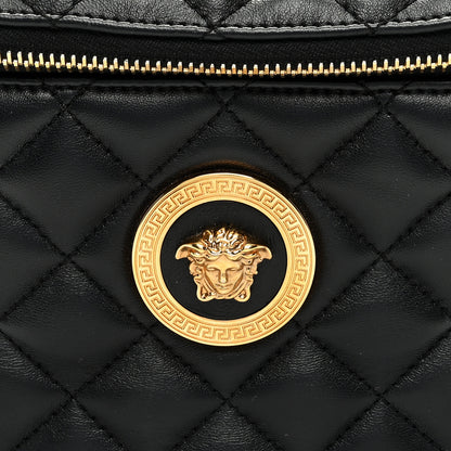 Versace Nappa Quilted Medusa Belt Bag Black 7 of 9