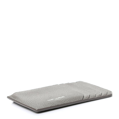 Saint Laurent Calfskin 5 Fragments Zip Pouch Card Holder Fog 4 of 7