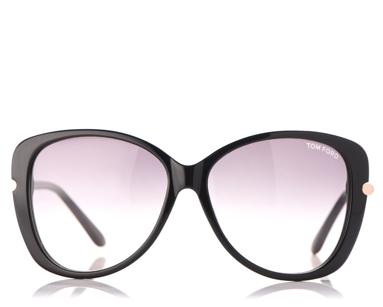 Tom Ford Linda Butterfly Sunglasses TF324 Black 2 of 8