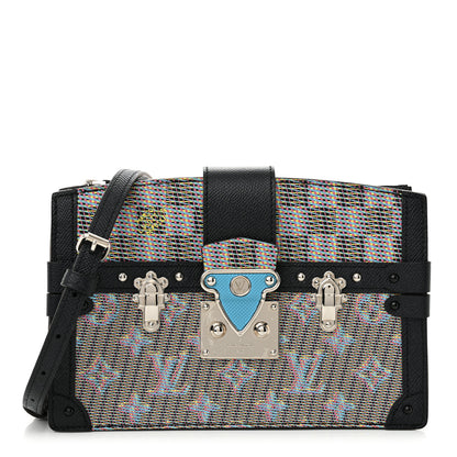 Louis Vuitton Calfskin Monogram LV Pop Trunk  Blue 1 of 9