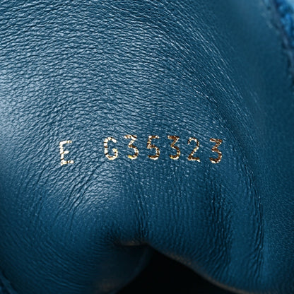 Chanel Tweed CC Lace Up Boots 36 Black Turquoise 8 of 11