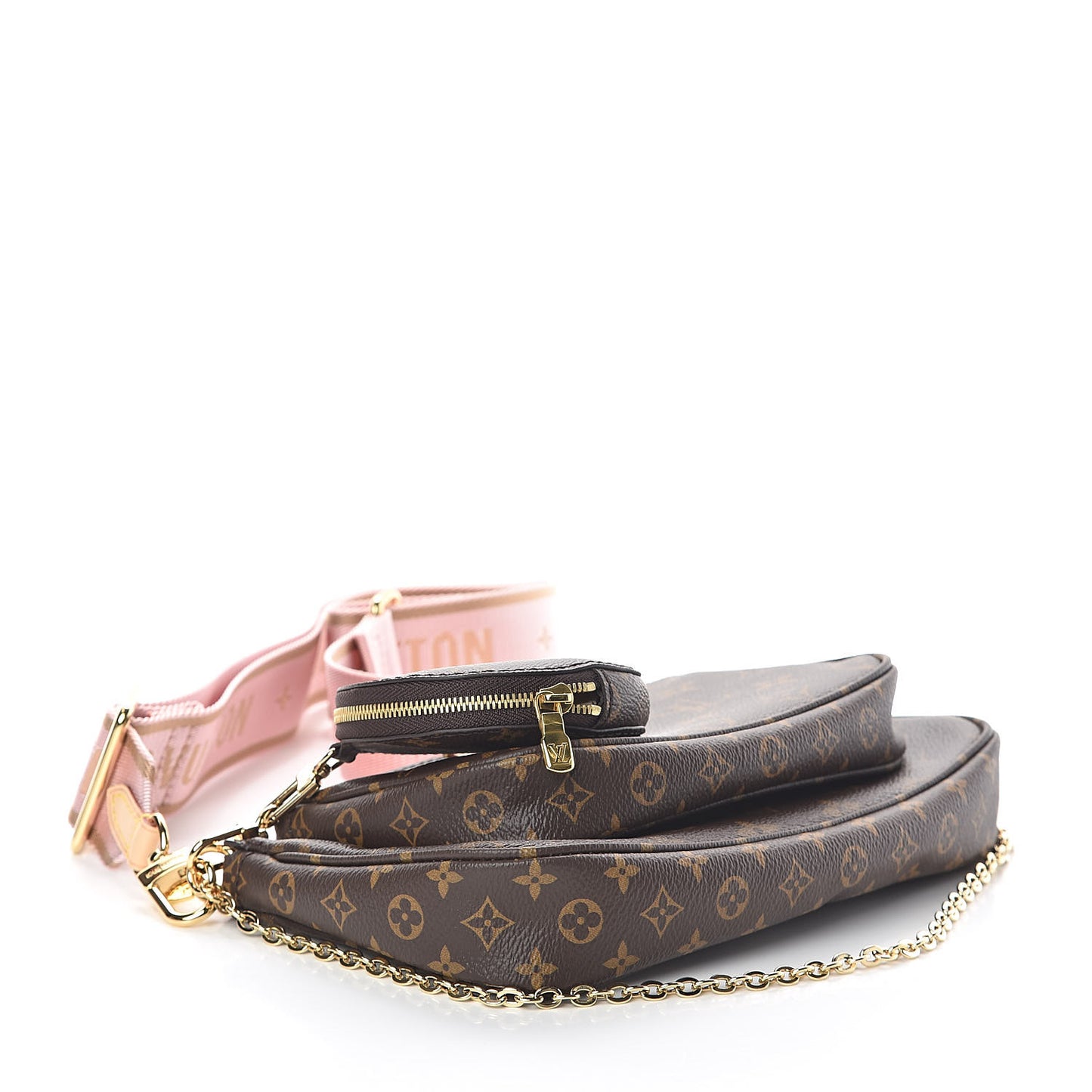 Monogram Multi Pochette Accessories Rose Clair