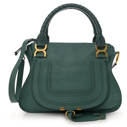 Chloe Calfskin Medium Marcie Satchel Emerald 1 of 11