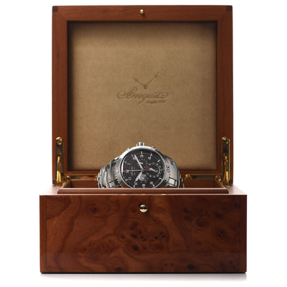Breguet Stainless Steel 44mm Type XXII Flyback Chronograph Automatic Watch Black 3880ST/H2/SXO 6 of 6