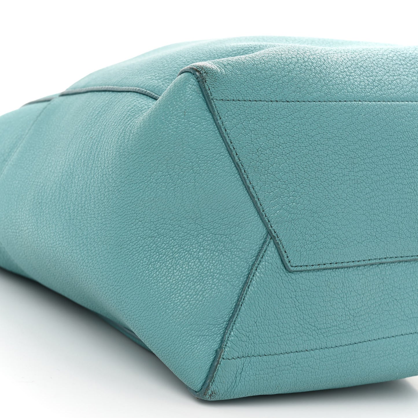 Soft Grained Calfskin Sangle Bucket Bag Antarctic