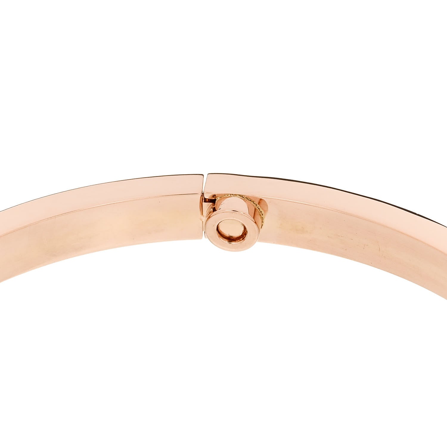 Cartier 18K Pink Gold Small LOVE Bracelet 17 7 of 8
