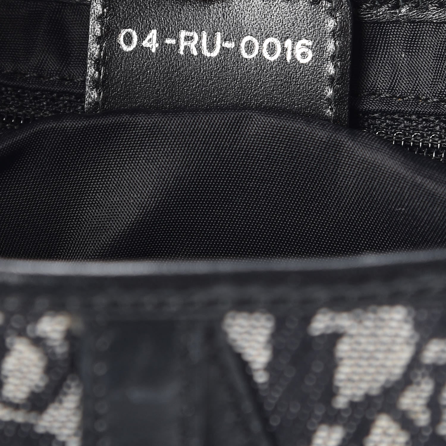 Christian Dior Monogram Saddle Bag Black 7 of 10