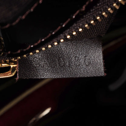 Louis Vuitton Patent Sobe Clutch Amarante 7 of 7