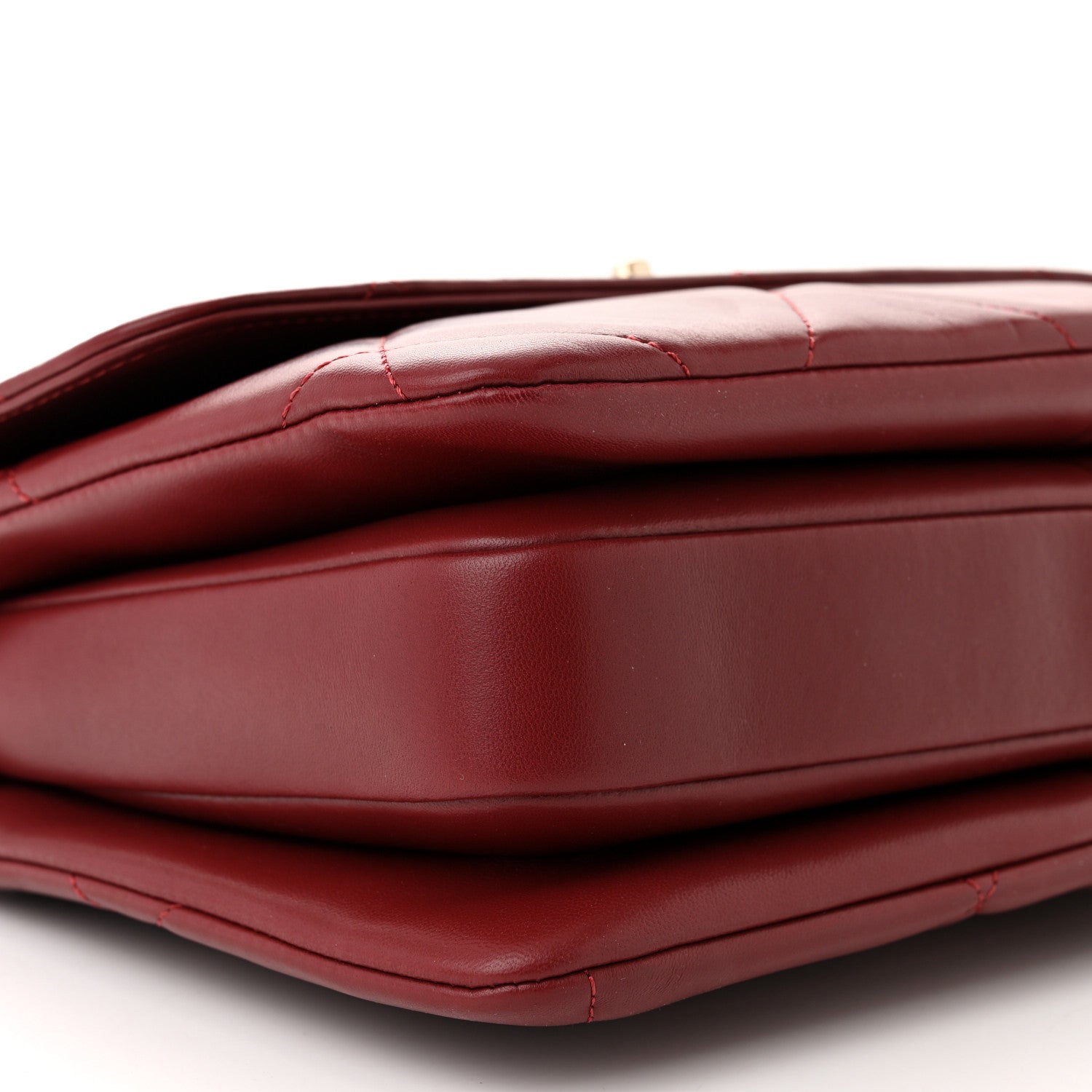 Chanel Lambskin Quilted Medium Trendy CC Flap Dual Handle Bag Burgundy 8 of 9