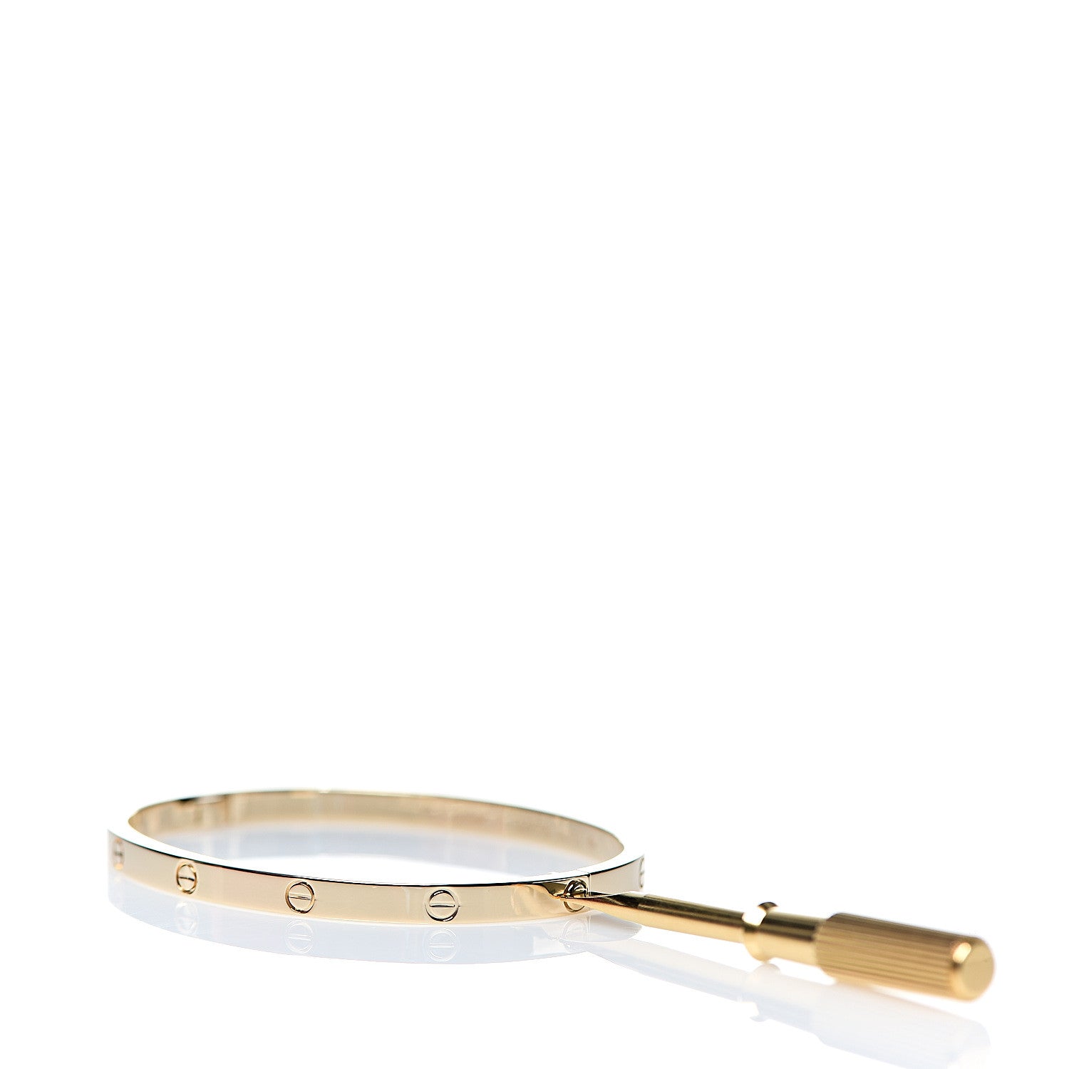 Cartier 18K Yellow Gold Small LOVE Bracelet 15 4 of 5