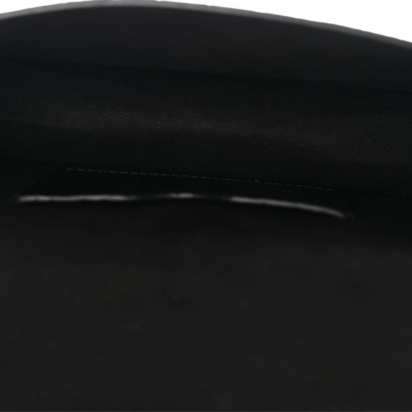 Calfskin Crocodile Embossed Skull Mini Crossbody Bag Black