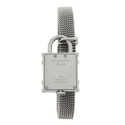 Tiffany Stainless Steel 21mm Atlas Lock Charm Quartz Watch 3 of 4