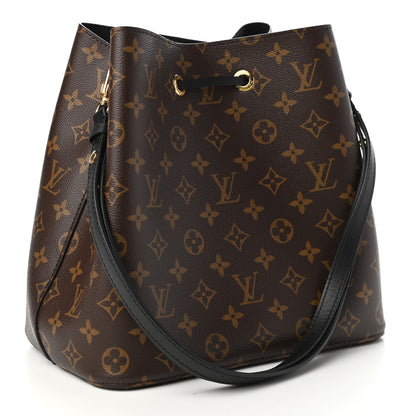Louis Vuitton Monogram Neonoe MM Black 3 of 8