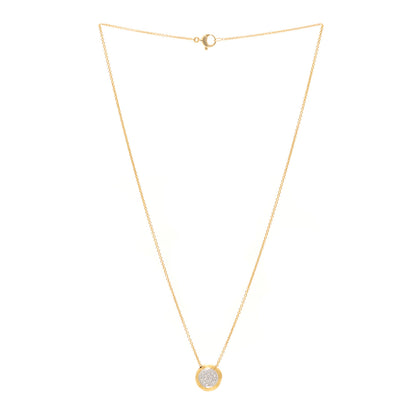 Marco Bicego 18K Yellow White Gold Diamond Jaipur Pendant Necklace 3 of 4