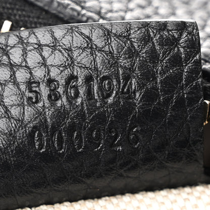 Gucci Pebbled Calfskin Large Soho Hobo Black 7 of 10