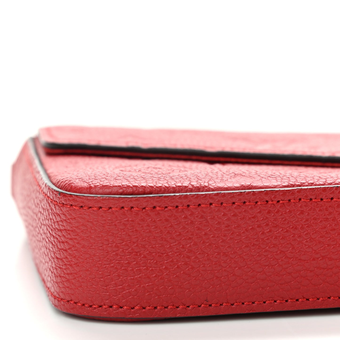 Empreinte Pochette Felicie Chain Wallet Scarlet