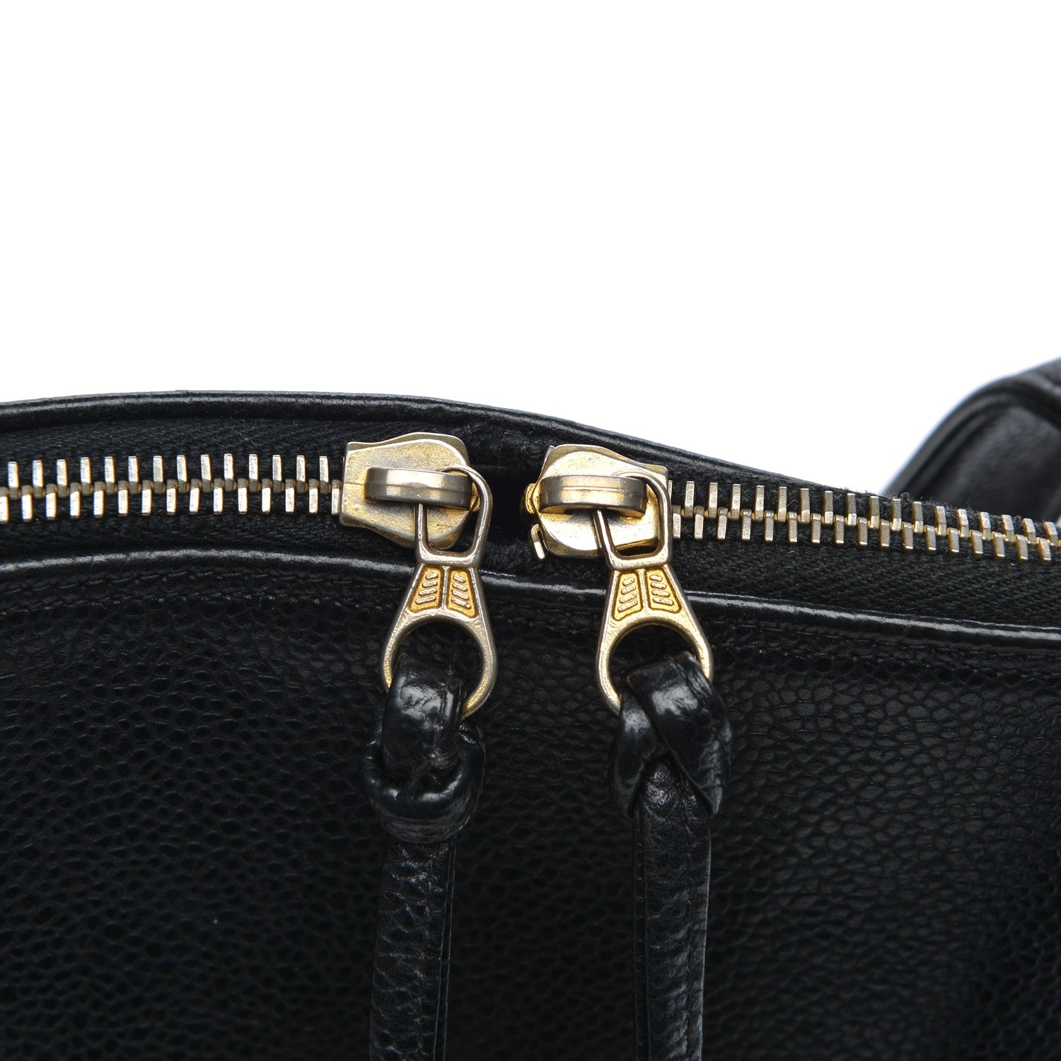 Chanel Caviar CC Shoulder Bag Black 10 of 11