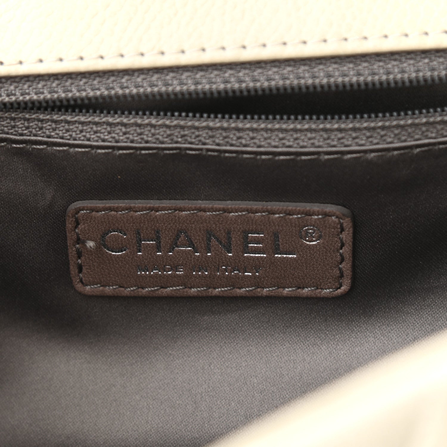Chanel Caviar Quilted Coco Casual Flap Ivory 6 of 11
