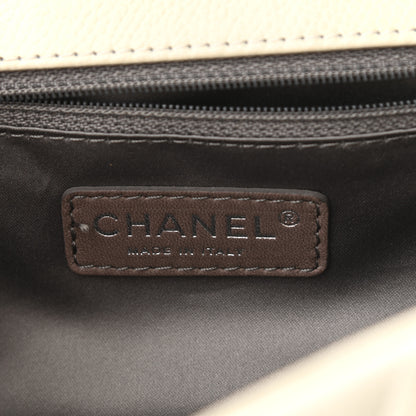 Chanel Caviar Quilted Coco Casual Flap Ivory 6 of 11