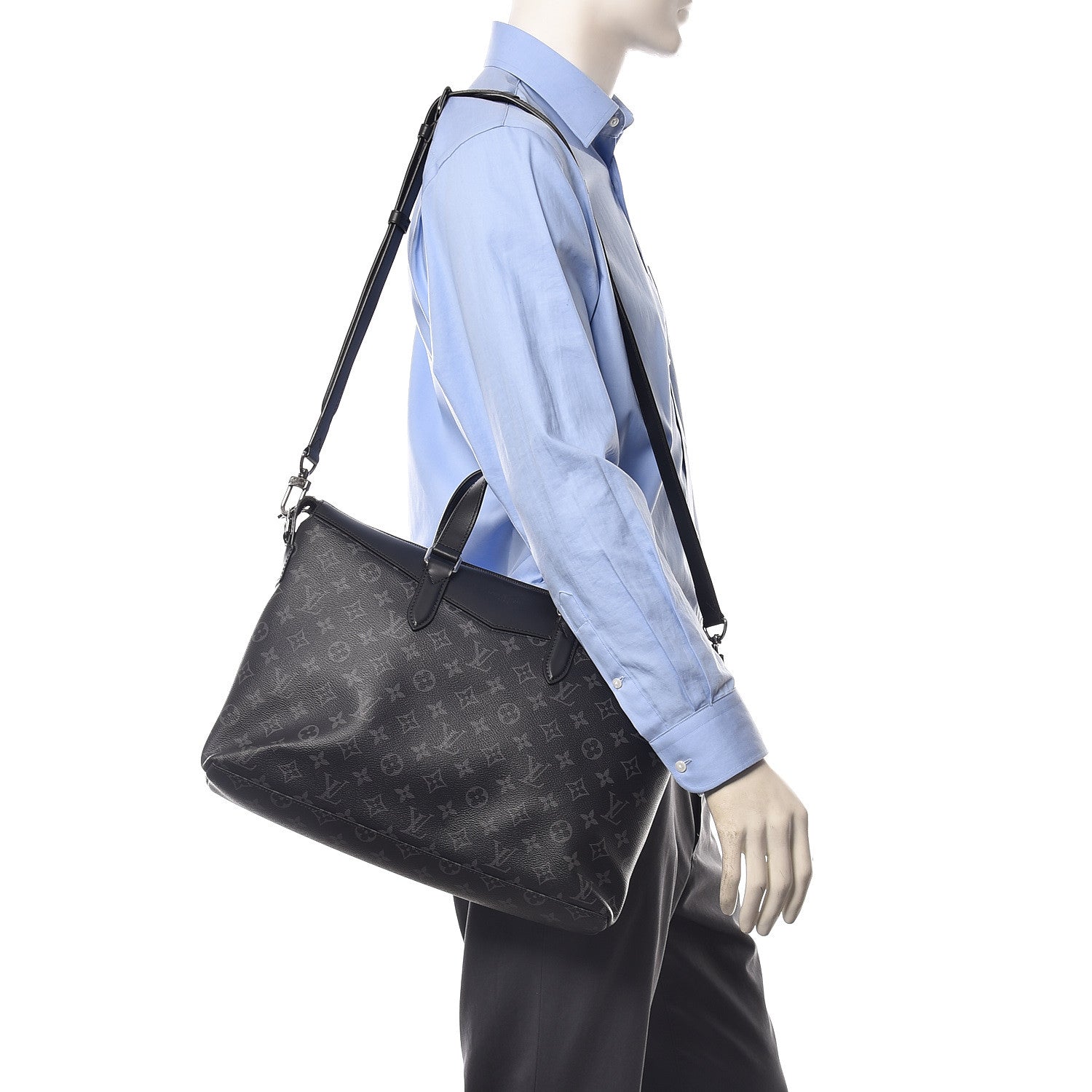 Louis Vuitton Monogram Eclipse Explorer Briefcase 2 of 15