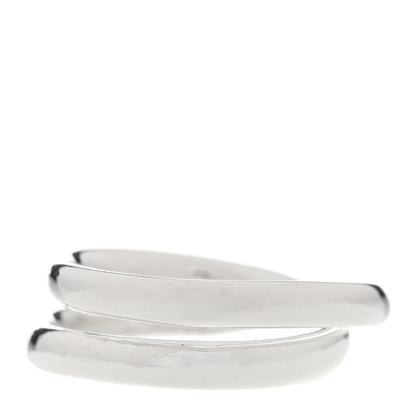 Hermes Sterling Silver MM Vertige Coeur Ring 54 6.75 3 of 7