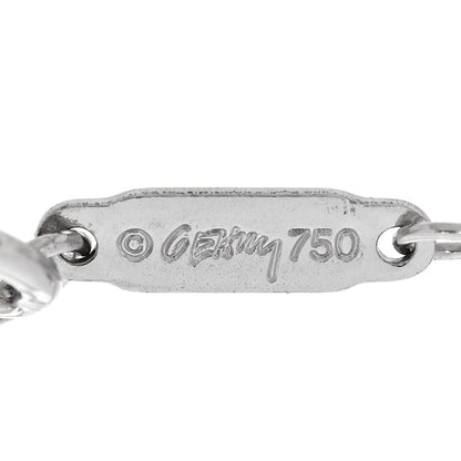 Tiffany 18K White Gold Diamond Frank Gehry Torque Bead Bracelet 5 of 6