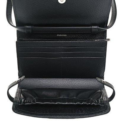 Gucci X BALENCIAGA BB Monogram Web Ophidia Crossbody Wallet Black 6 of 7