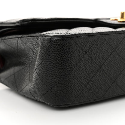 Chanel Caviar Quilted Medium Double Flap Black 9 of 11