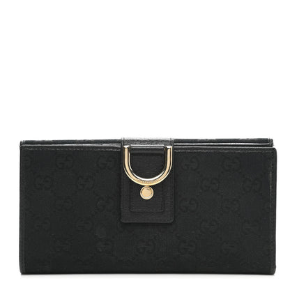 Gucci Monogram Abbey Continental Wallet Black 1 of 10