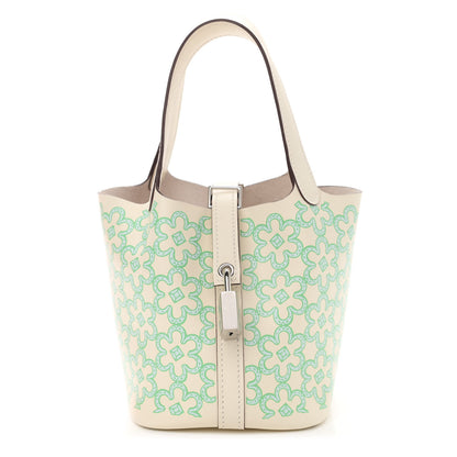 Hermes Swift Micro Lucky Daisy Picotin Lock Nata Vert 1 of 10