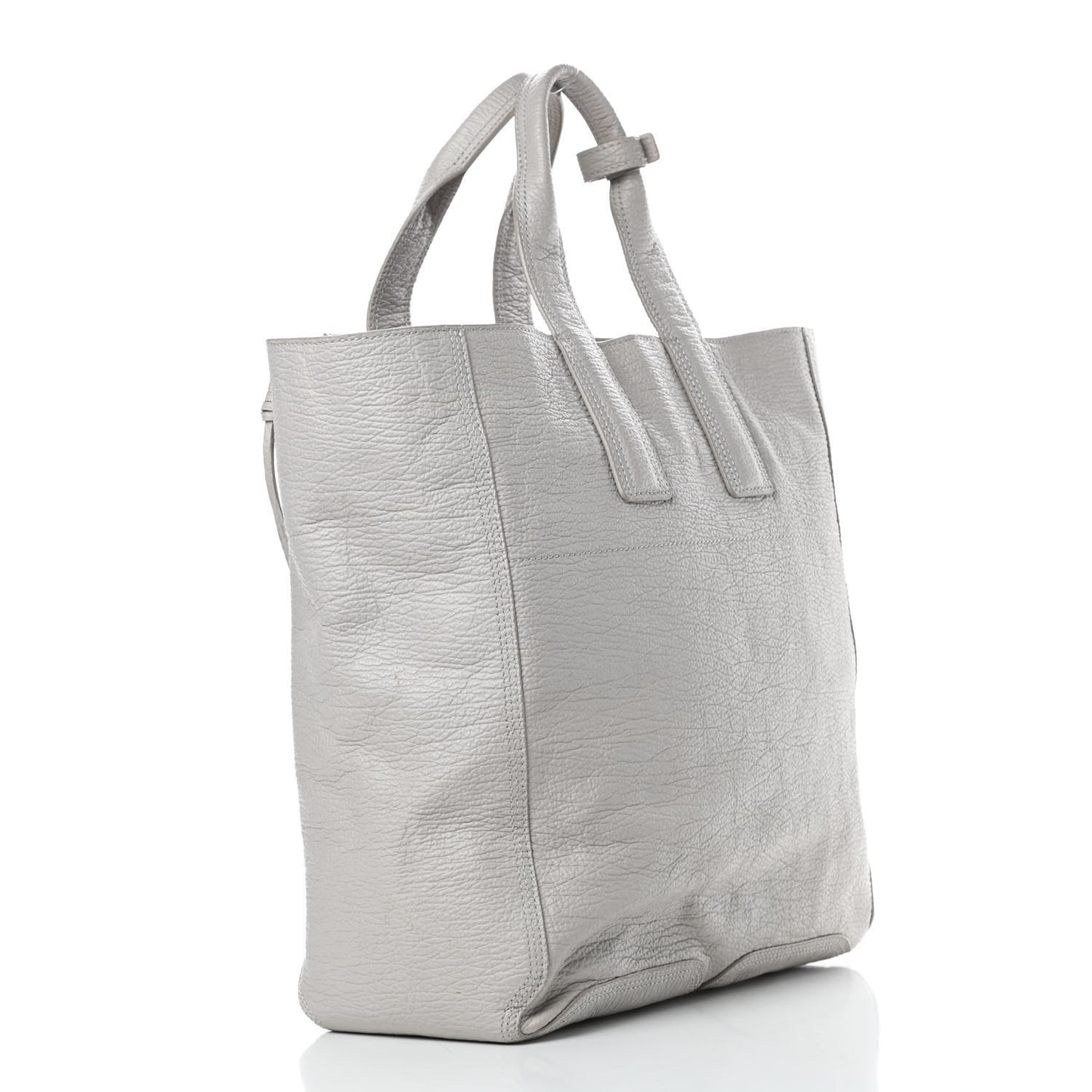 Textured Calfskin Large Pashli Tote Feather