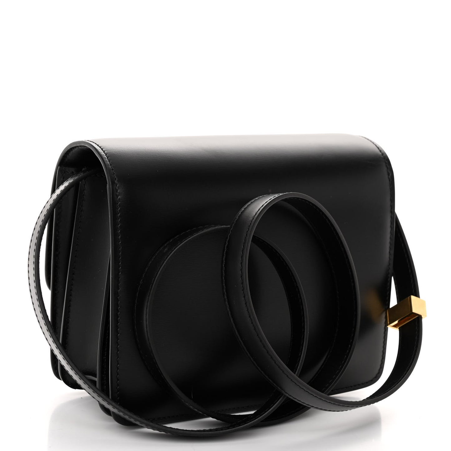 Box Calfskin Small Classic Box Flap Bag Black