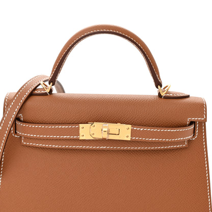 Hermes Epsom Mini Kelly Sellier 20 Gold 8 of 11