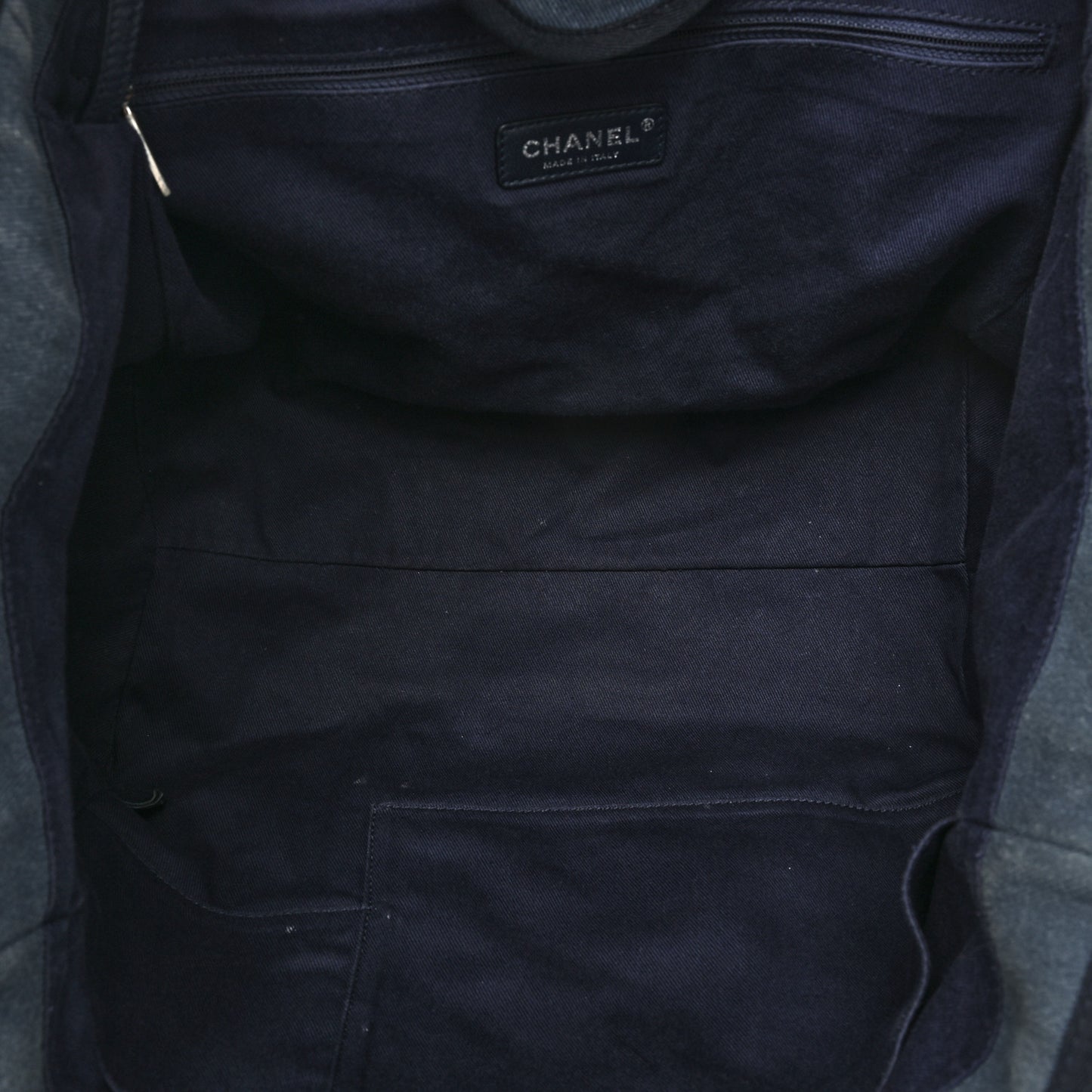 Denim Large Deauville Tote Blue