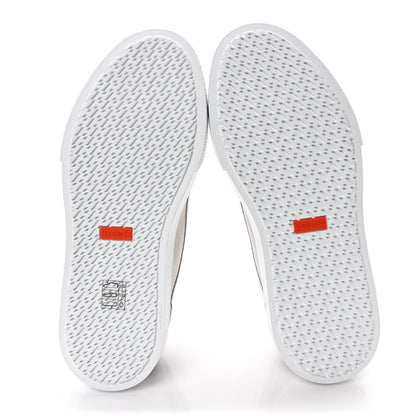 Hermes Canvas Calfskin Get Sneakers 39 Prunoir White 6 of 9