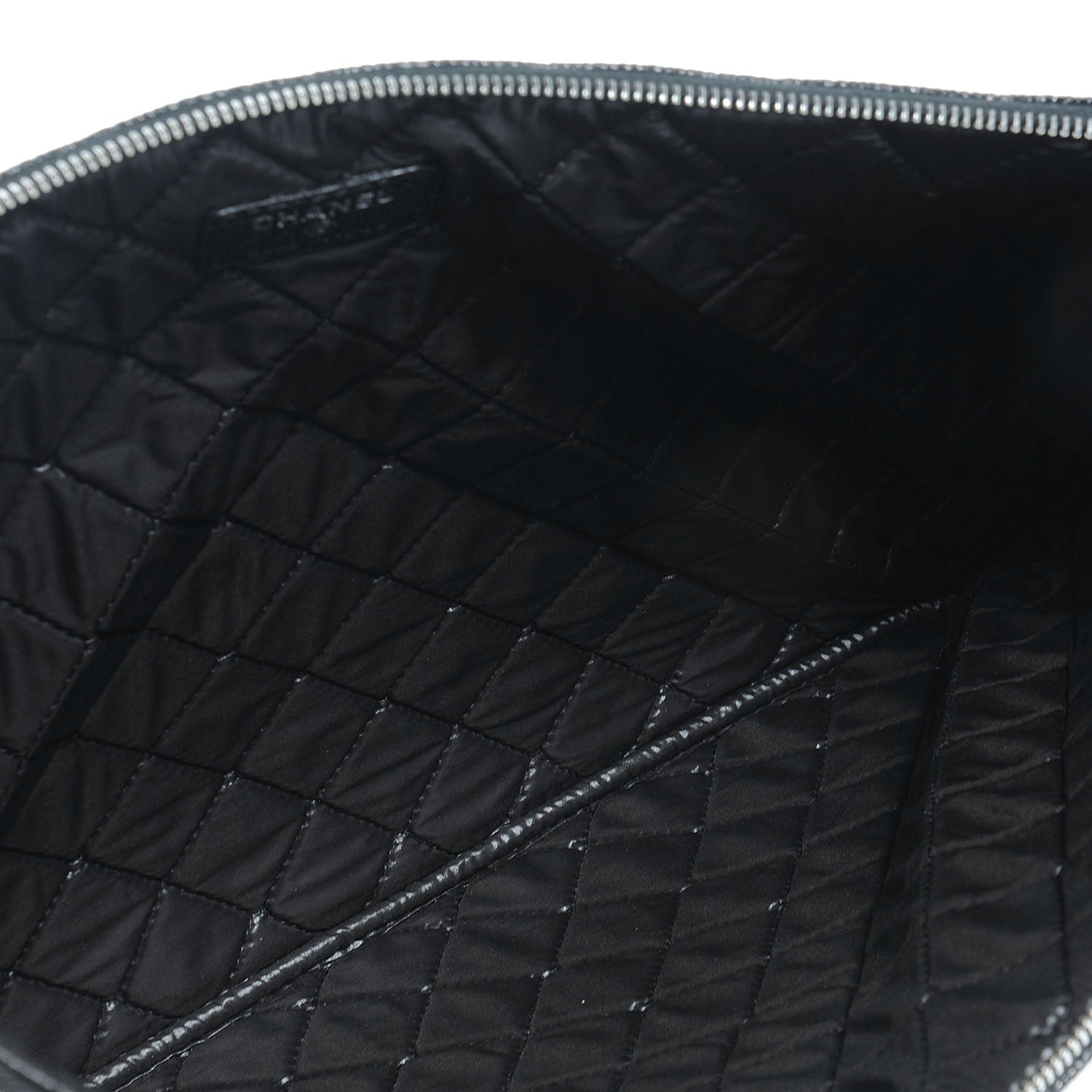 Chanel Caviar Quilted Documents Holder Portfolio Black 5 of 7