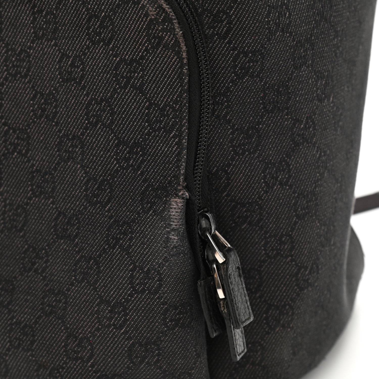 Gucci Denim Monogram Medium Backpack Black 16 of 16