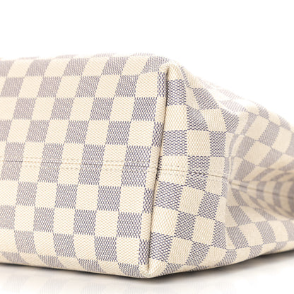 Louis Vuitton Damier Azur Graceful MM Rose Ballerine 8 of 8
