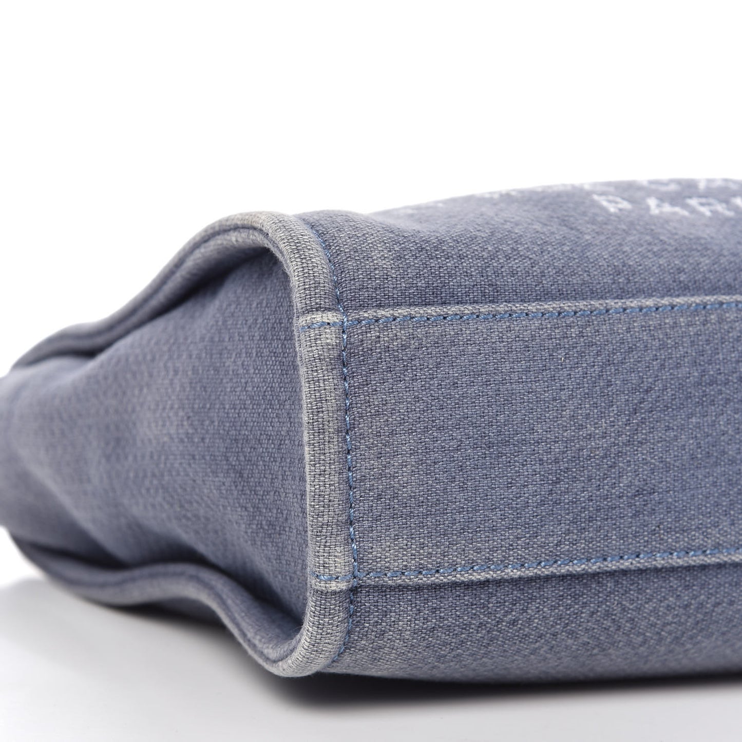 Canvas Mini Deauville Tote Denim Blue