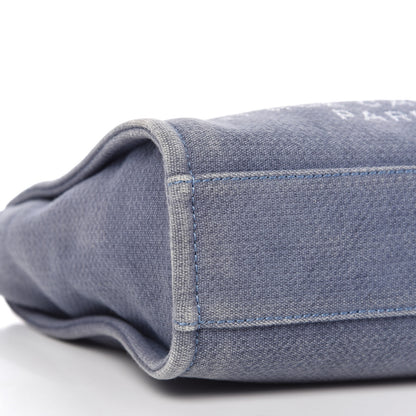 Chanel Canvas Mini Deauville Tote Denim Blue 6 of 10