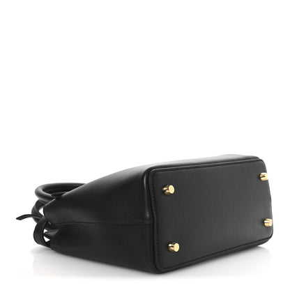 Celine Grained Calfskin Teen Conti Black 4 of 14