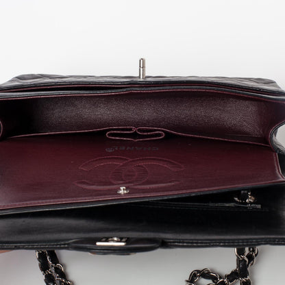 Chanel Lambskin Medium Double Flap Black 10 of 11